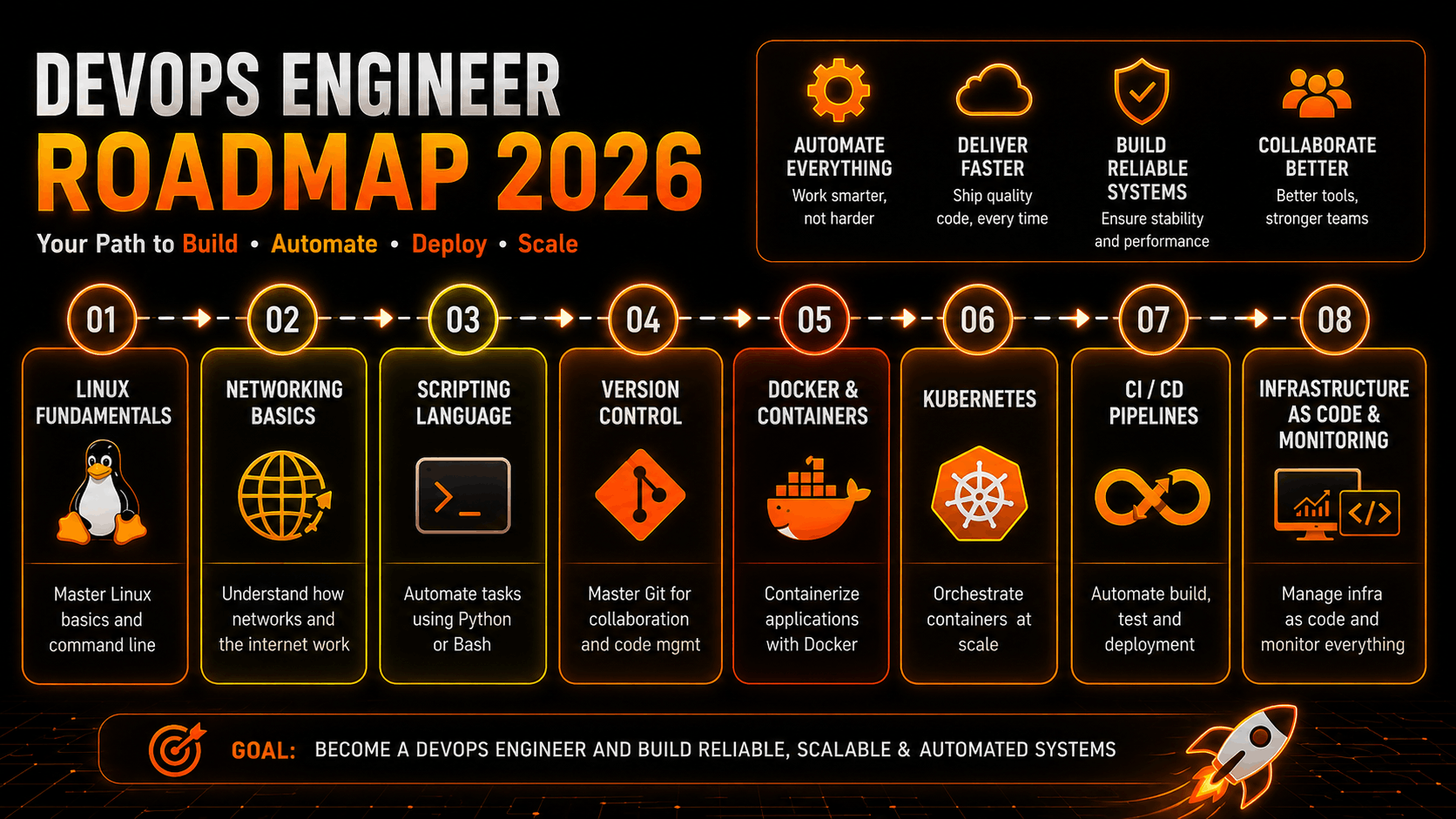 DevOps Roadmap 2026: The Complete Guide to Launching Your Career